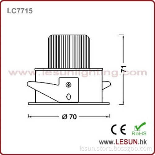 White fashion popular 6W ceiling lamp cob led for jewelry storeLC7715